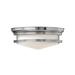 Hinkley Lighting Hadley 14 Inch 3 Light Flush Mount - 3301OZ