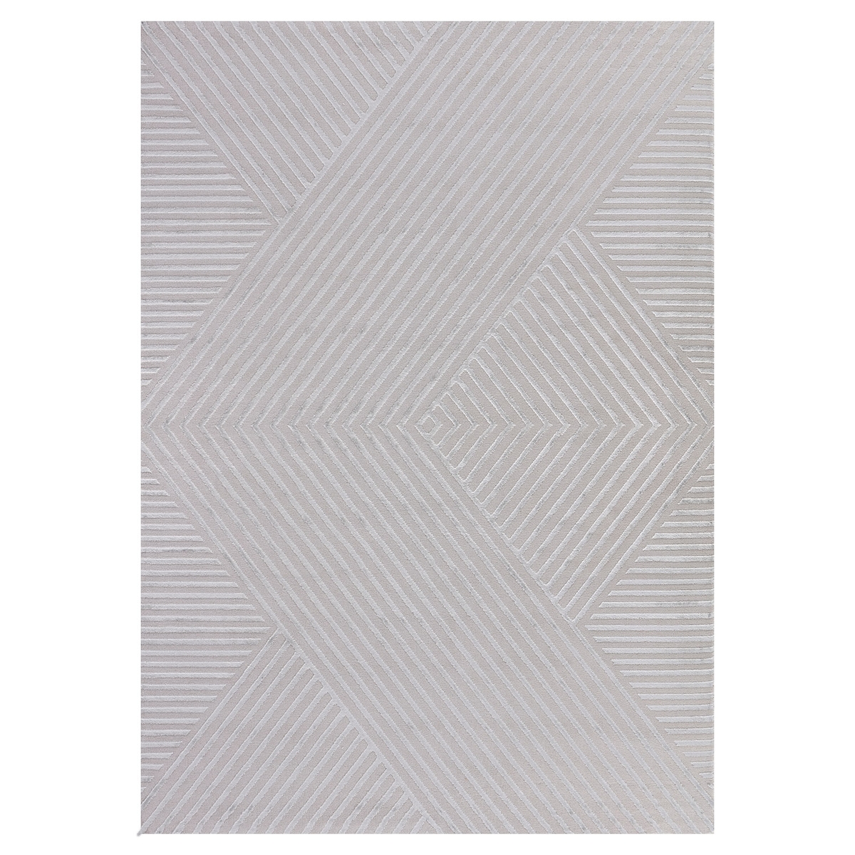 Carpetsale24, Kurzflor Teppich Wohnzimmer 120 x 170 cm, Grau Einfarbig Skandi-Boho Deko, 3D-Effekt, Extra Weich für Flur, Schlafzimmer und Küche Image