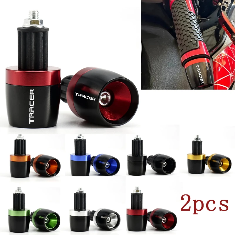 Pour YAMAHA TRACER 700 900 700GT 900 GT 2018 2019 2020 ~ 2024 accessoires de moto poignées de guidon extrémité poignée barre capuchon bouchon d'extrémité