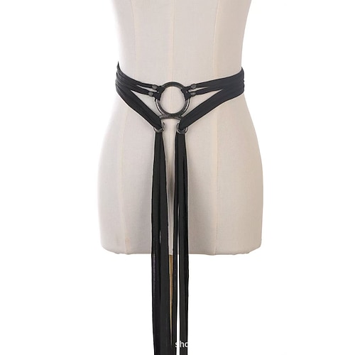 Retro Vintage Mittelalterlich Renaissance Taillengürtel Wikinger Keltischer Ritter Ranger Kostüm Unisex Halloween Karneval Leistung LARP Renaissance-Messe Erwachsene Gürtel Ganzjahres Image