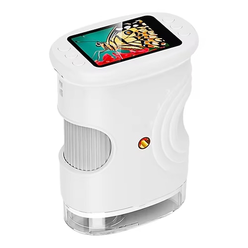 Mikroskop 1000x 1080p Digitalmikroskop 2-Zoll-IPS-Bildschirm tragbare Handlupe für wissenschaftliche Experimente Image