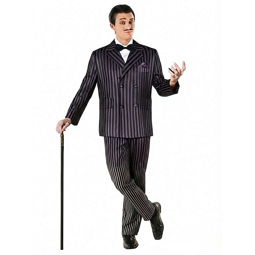 Gothic-Horror Dunkle Wissenschaft Anzüge Blazer Halloween-Gruppen-Paarkostüme Gotisch for Paar Herren Damen Erwachsene Kinder Halloween Karneval Image
