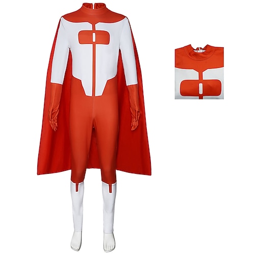 Atom Eva Superheld Omni Man Kostüm Bodysuits Festkleidung Cosplay for Herren Damen Erwachsene Halloween Karneval Leistung Comic-Konzert Anime Expo Image