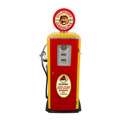 Roadside Relics Gilmore Gasoline Tokheim 39 Style Gas Pump Replica with Hidden Mini Fridge