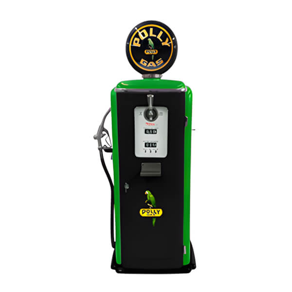 Roadside Relics Polly Gas Tokheim 39 Style Gas Pump Replica with Beer Tap