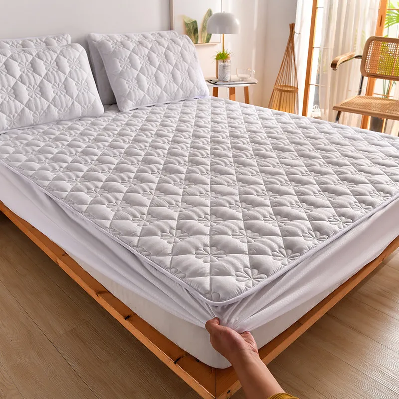 Neuankömmling Anti-Milben Soft Sanding gesteppter Matratzenbezug Twin Queen All-Inclusive-Quilt-Bettbezug nicht im Lieferumfang enthalten Kissenbezug Image