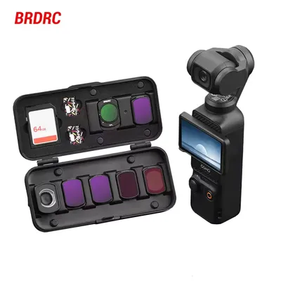 POCKET 3-Filter-Aufbewahrungsbox, TF/SD-Karte, Weitwinkel-Makroobjektiv-Schutzhülle für DJI OSMO POCKET 3 Kamera-Filtergehäuse, Zubehör