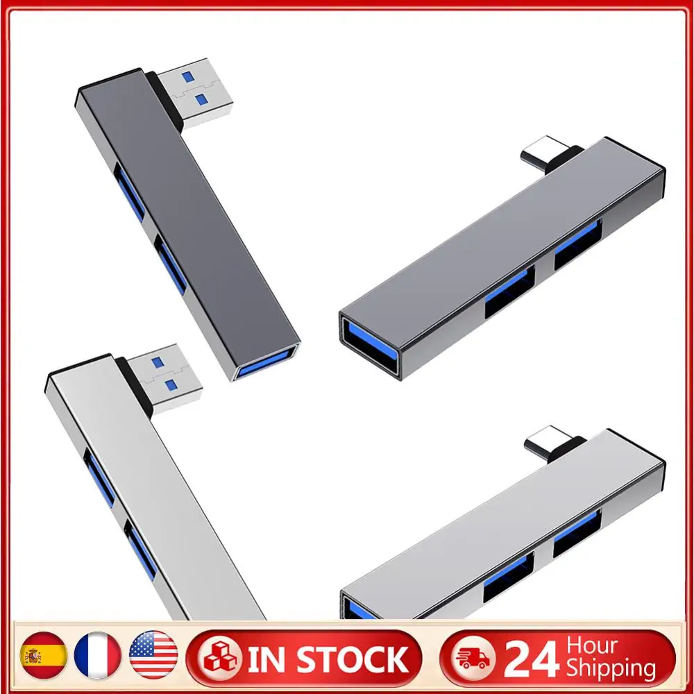 3-in-1-USB-Dockingstation OTG USB 3.0/Typ-C 3.0 bis 3 USB-USB-HUB Typ C HUB Geschwindigkeit 5,0 Gbit/s 3 Port für PC Computer Laptop Image