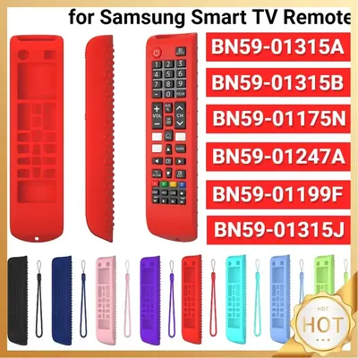 Silicone Remote Case Cover Fit for Samsung TV Remote BN59-01315A 01315B BN59-01315B BN59-01315A AA59-00496A Skin-Friendly