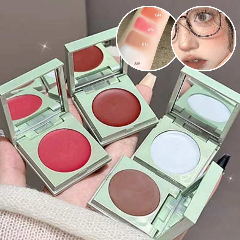 DAIMANPU Mehrzweck-Lippen- und Wangencreme, Lippenschlamm und Rouge, das einen jugendlichen und matten Look hervorhebt, sowohl Rouge als auch Lippenstift Image