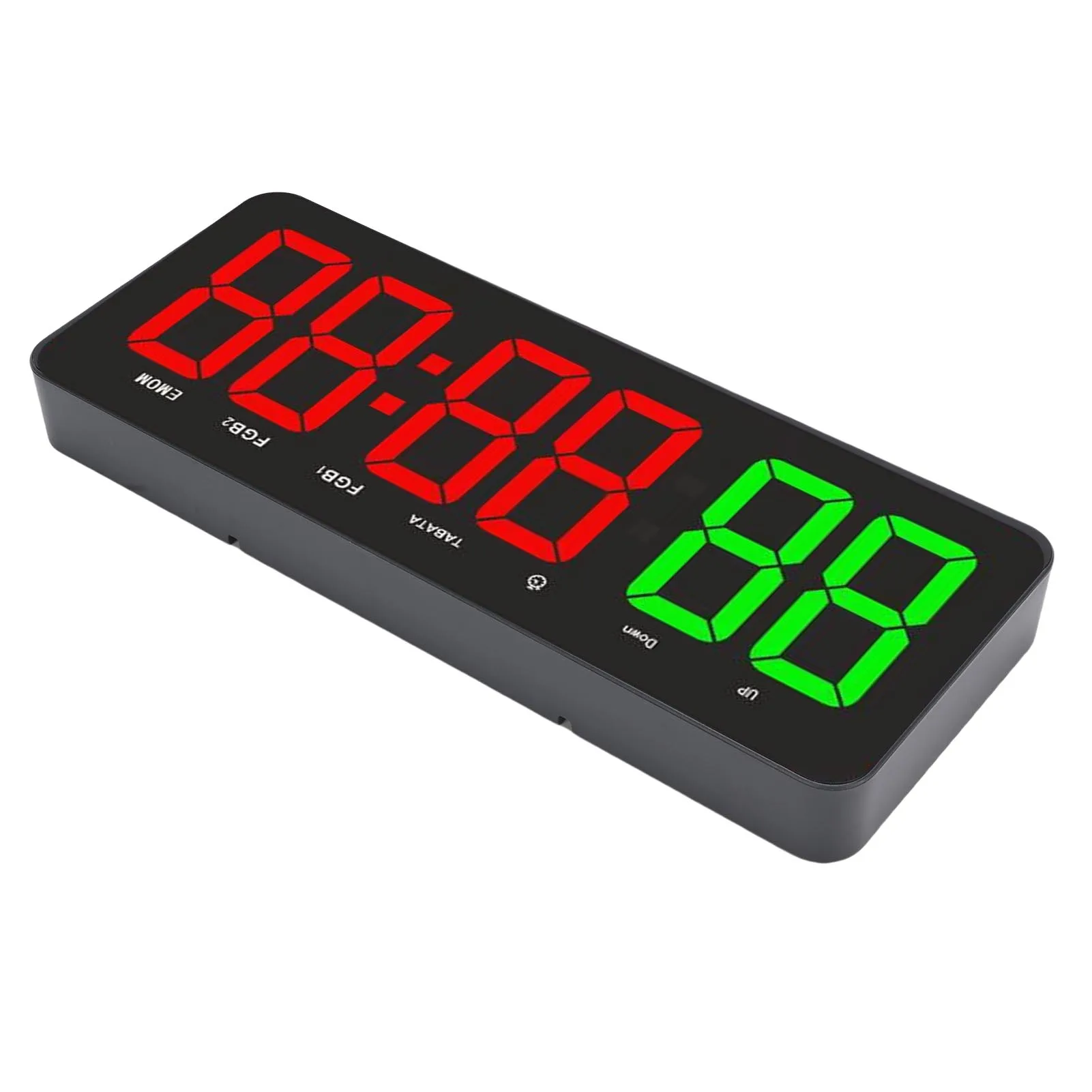 12,4 Zoll Gym Timer Countdown Count Up Intervall Fitness Timer mit Fernbedienung für Sporttraining Intervall Fitness Timer