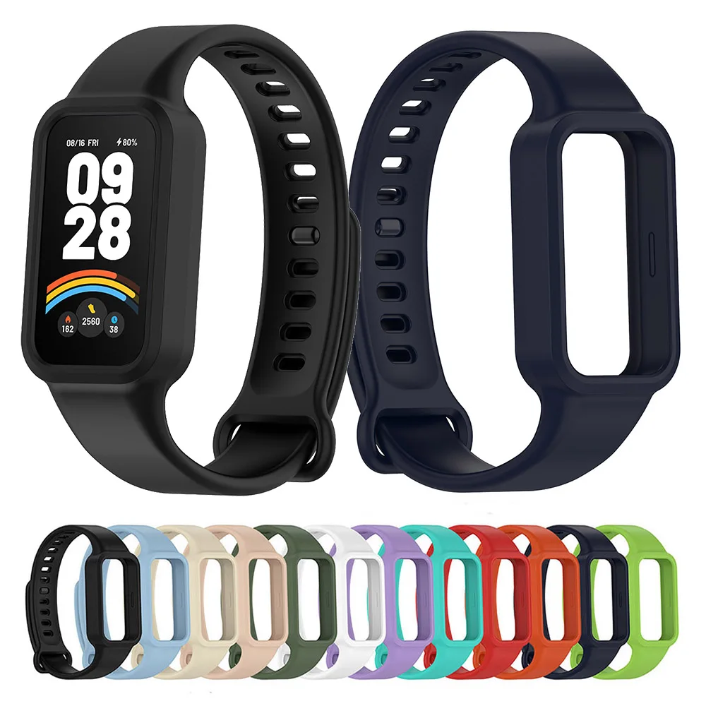 Silikonarmband für Xiaomi Smart Band 9, aktives Armband, Armband für Redmi Band 3 Image