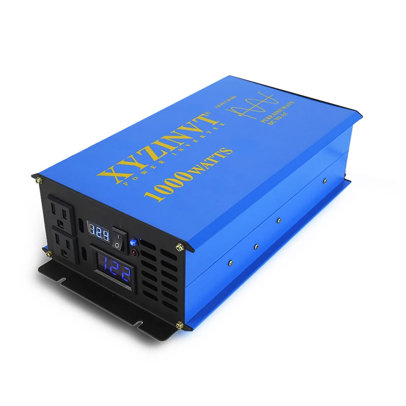 Reiner Sinus-Wechselrichter, 24 V auf 220 V, 1000 W, Generator-Wechselrichter, Solarsystem-Konverter, 12 V/48 V DC auf 110 V/120 V/230 V/240 V AC Image