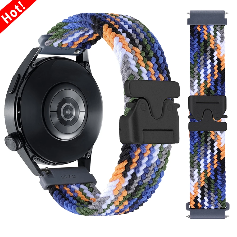22 mm Nylon-Sportarmband für SUUNTO RUN VERTICAL OCEAN RACE S Fallschirmschnallenarmband für SUUNTO 9 PEAK PRO/DLC 5/9 PEAK Armband Image