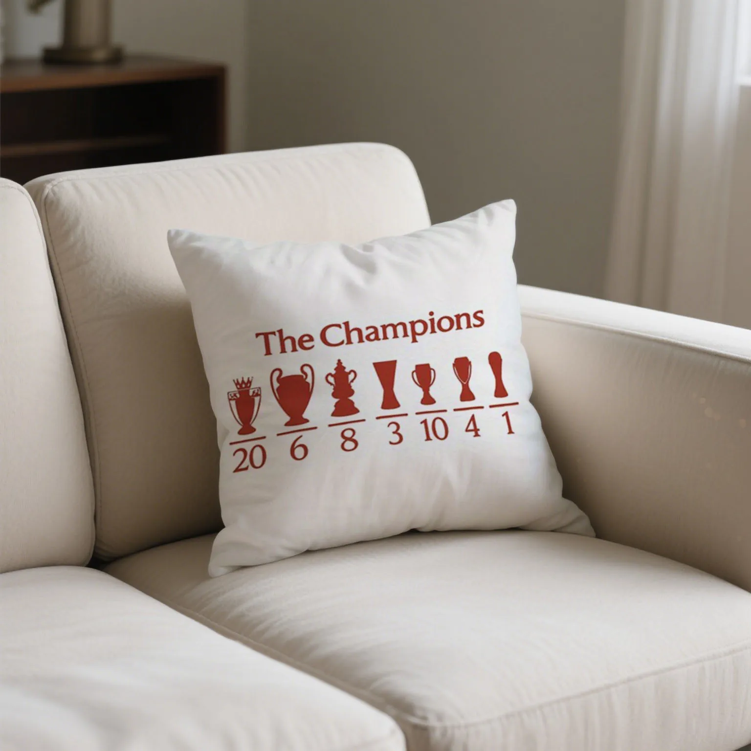 Vintage Liverpool Champion Road Bedruckter Kissenbezug Schlafzimmer Sofa Fensterbank Autodekoration Kissenbezug Image