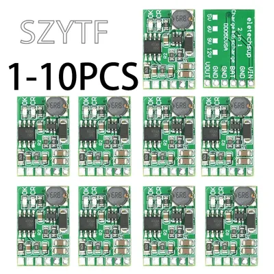3.7V 4.2V Charger 5V 6V 9V 12V Discharger Board DC DC Converter Boost Module Solar Mobile Power Charger Lithium Battery DD05CVSA