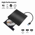 Unità CD esterna Lettore CD desktop Lettore CD portatile Doppia interfaccia Tipo C USB3.0 Unità CD DVD VCD esterna per laptop Bianco