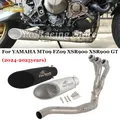 Slip On Per YAMAHA MT-09 FZ09 MT 09 XSR900 GT XSR 900 2024 2025 Sistema di Fuga di Scarico Moto Tubo di Collegamento Anteriore Con Silenziatore