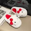 Sanrio Kawaii Plüsch Hausschuhe Hallo Kittys Nette Student Herbst Winter Schlafzimmer Weich Gepolsterte Plüsch Schlafzimmer Erwachsene Schuhe Mädchen Weihnachten