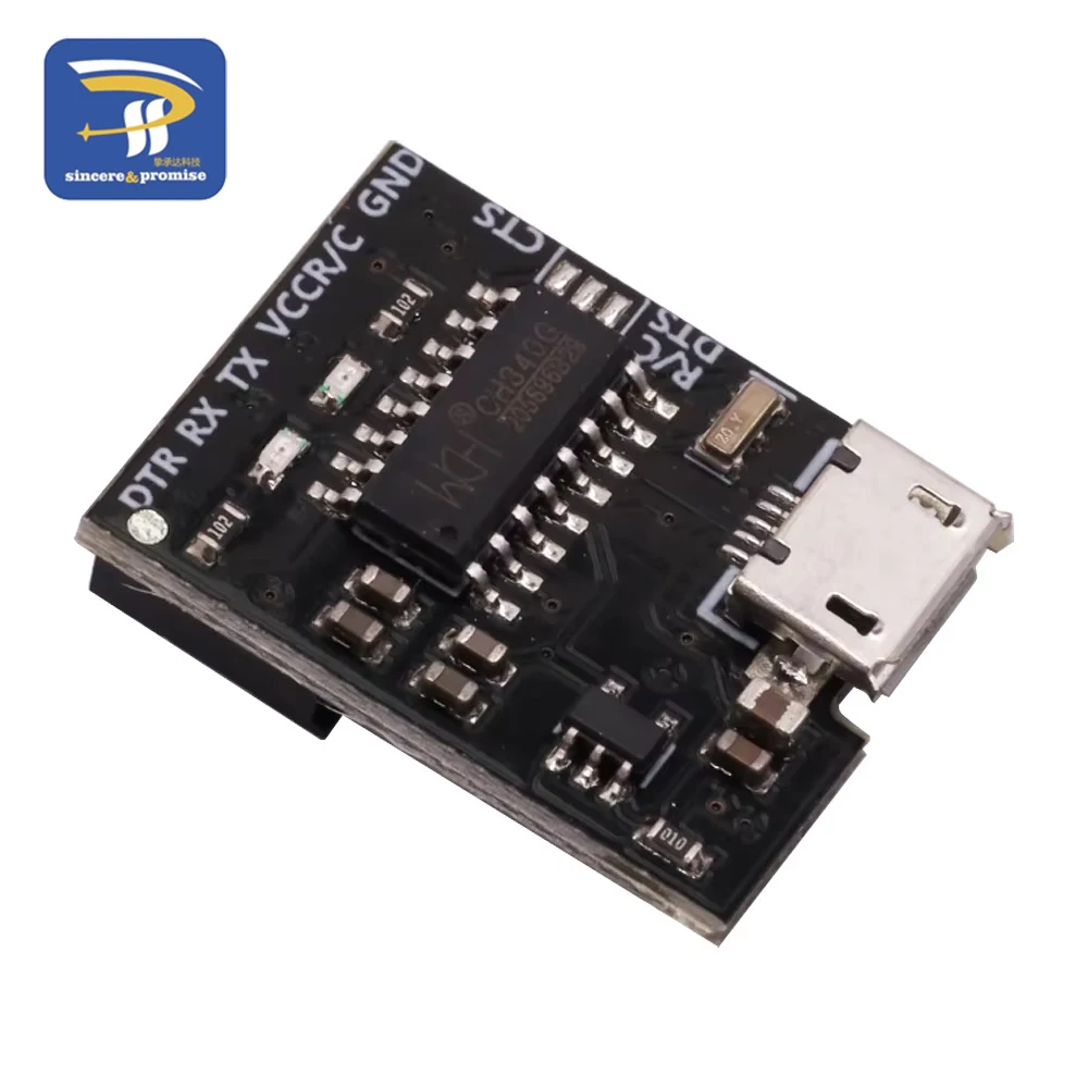 Für WEMOS CH340G CH340 Breakout 5V 3,3V Micro USB zu Seriell Modul Board Für Arduino Downloader Pro mini Image