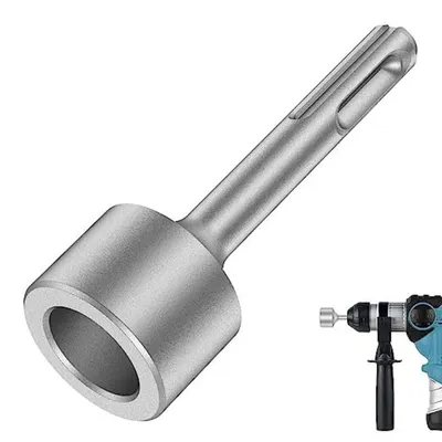 19/21/35mm SDS PLUS Ground Rod Driver Heavy Duty Forged Steel Drill Bit Driver Earth Stake Grounding Rod for Rotary Hammer Drill
