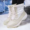 Frauen Stiefel Schnee Neue Damen Schuhe Lace-Up Frau Schuhe Plattform Stiefeletten Warme Leichte Botas Mujer frauen Winter stiefel