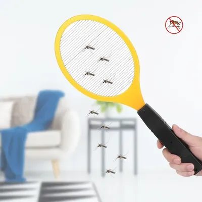 Insects Mosquito Killer Bug Zapper Mosquito Cordless Battery Power Fly Zapper Stun Swatter Useful Electric Racket ﻿