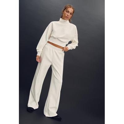 Stradivarius Faded jogging trousers Ecru XS