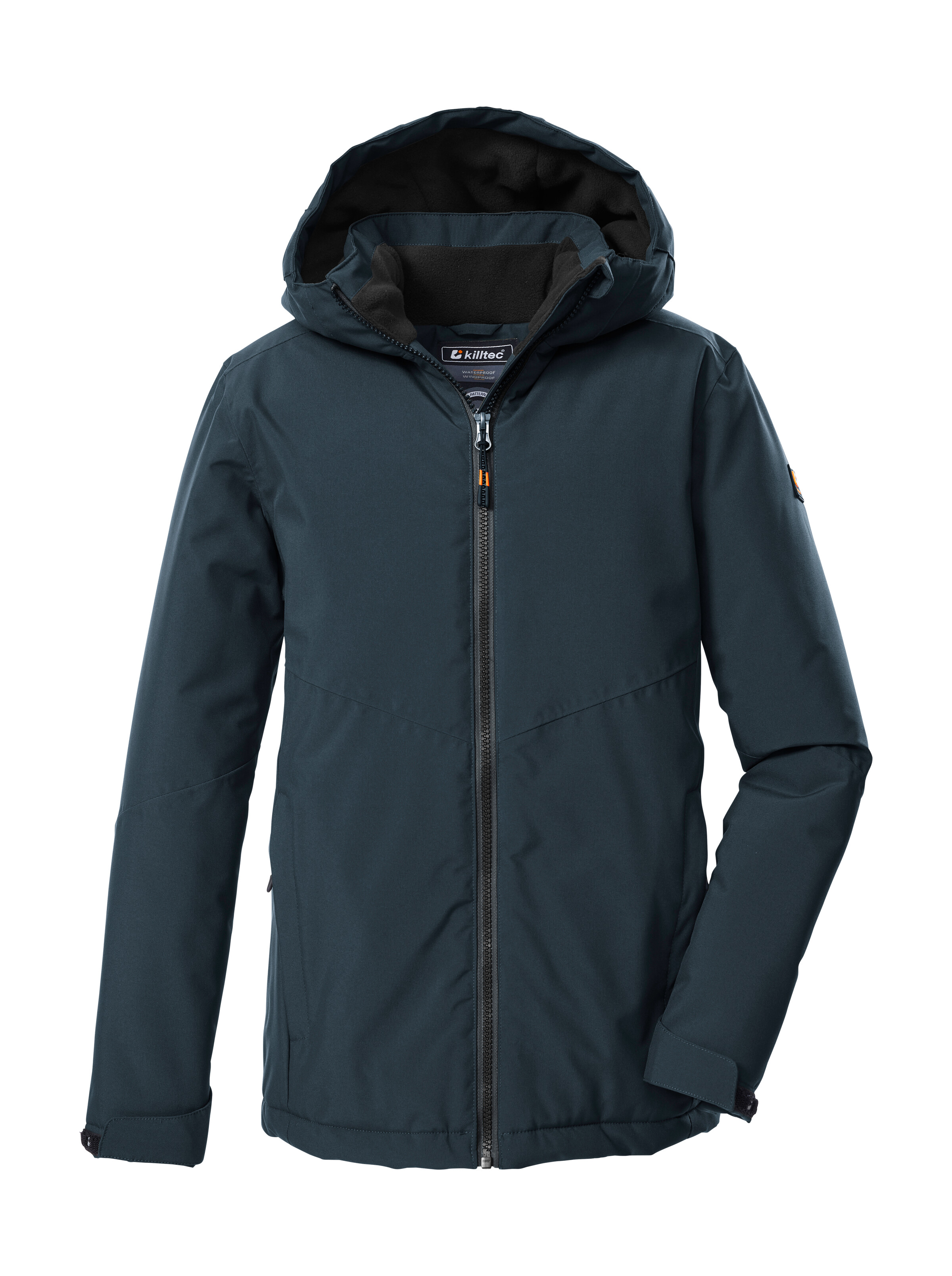 Funktionsjacke KILLTEC "KOW 221 BYS JCKT", Kinder, Gr. 116, nachtblau, Oberstoff: 100% Polyester, Futter: 100% Polyester, Füllung: 100% Polyester, Sportlich, Jacken, Wind- und wasserdichte Kinderjacke mit verstellbarer Kapuze Image