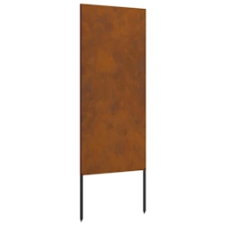 vidaXL Garten dekoratives Panel Sonstiges Rostig 50 x 140 cm Image