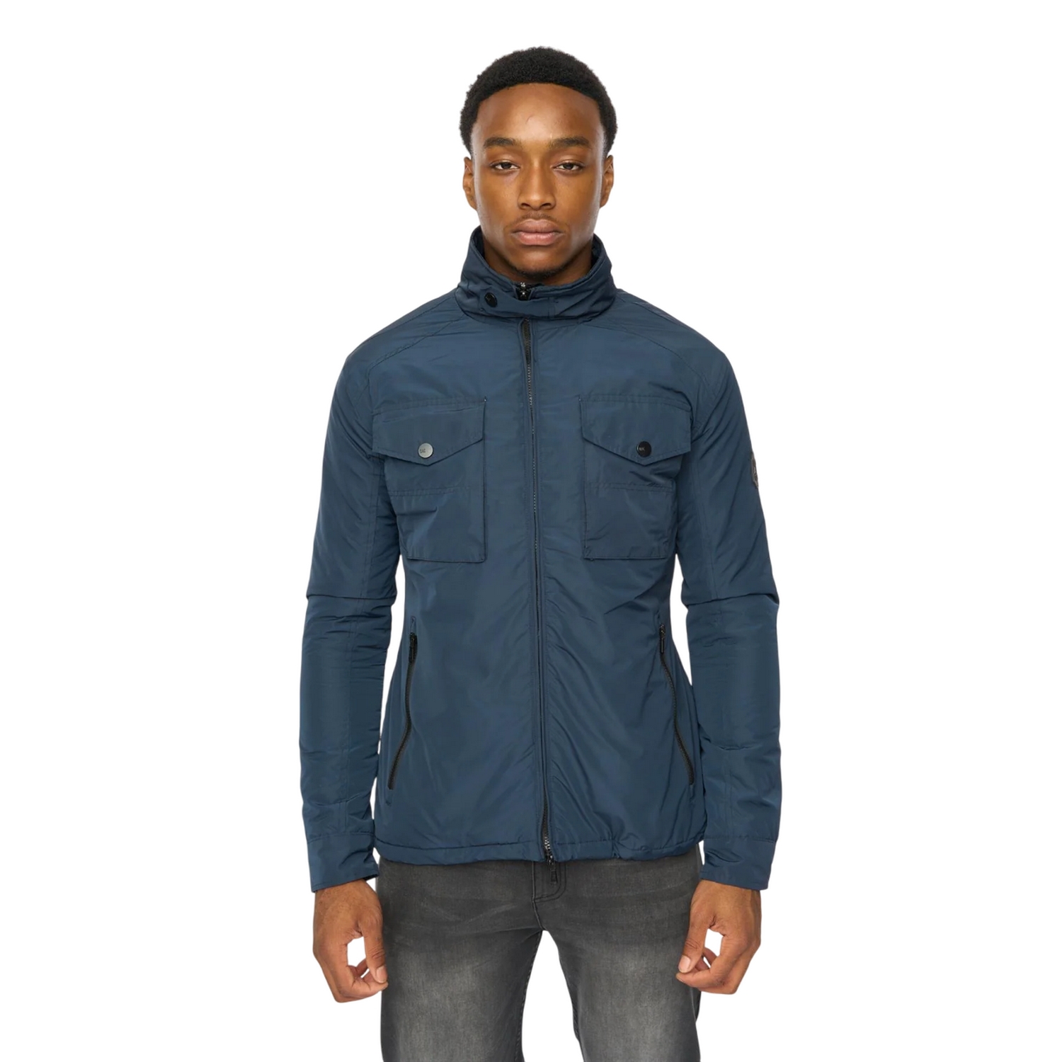 Duck and Cover Herren Blensons Gepolsterte Jacke (Marine) Image