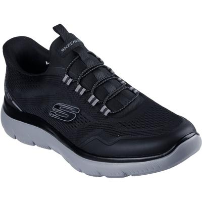 Skechers Summits Top Rate Textile Herrenschuhe In Schwarz/grau Image