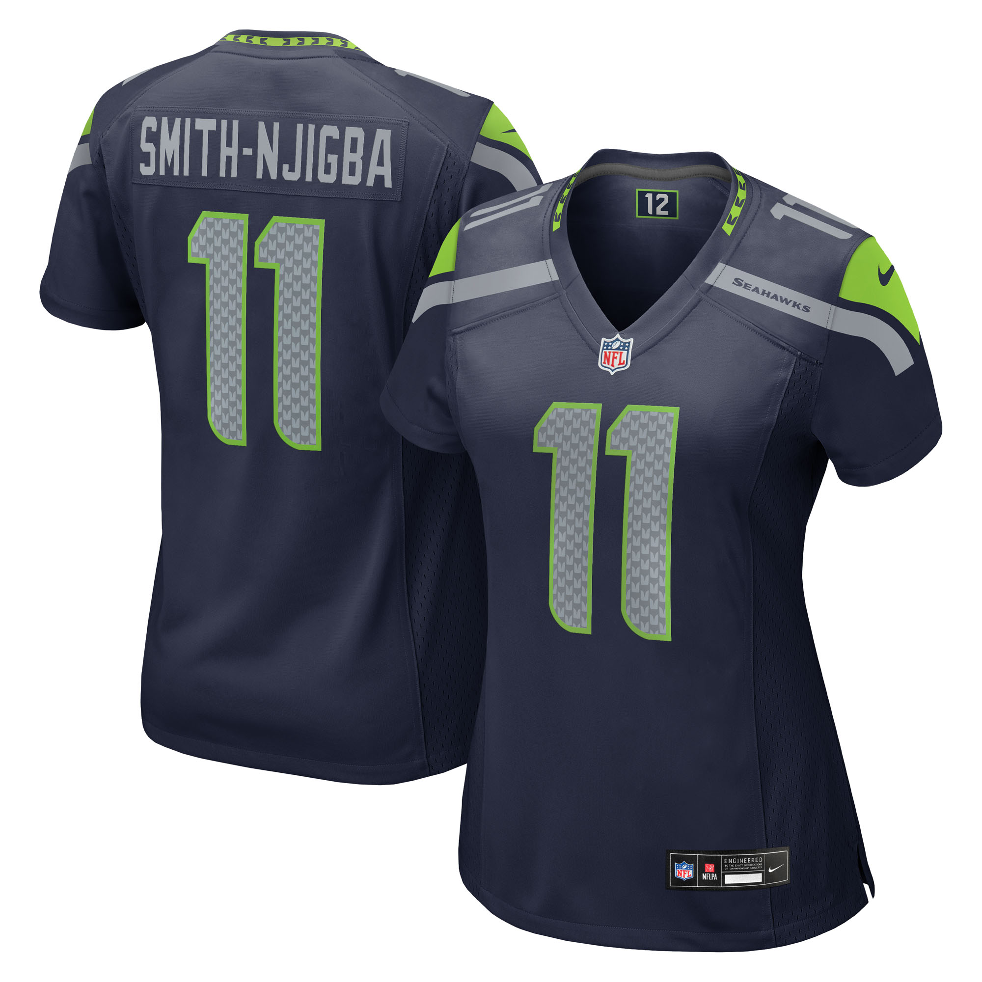 Seattle Seahawks Nike Game Heimtrikot - College Marineblau - Jaxon Smith-Njigba - Damen Image