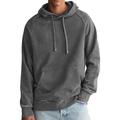 Per uomo Felpa con cappuccio Nero Verde chiaro Borgogna Blu marino Verde scuro Con Cappuccio Semplice Tasca Sport Outdoor Casuale Quotidiano Streetwear Cool Abbigliamento Sportivo Primavera