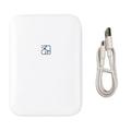 stampante fotografica portatile wireless hprt - mini stampante a colori per dispositivi ios/android - stampa diretta da telefoni cellulari - riproduzione dei colori ad alta definizione (5 fogli di
