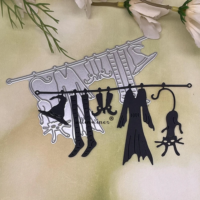 New Halloween clothes chain DIY Craft Metal Cutting Die Scrapbook Embossed Paper Card Album Craft Template Stencil Dies
