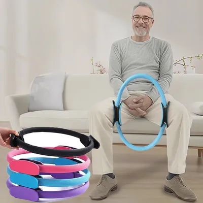 Senior Citizens' Home-based Pilates Exercises With Resistance Bands Yoga Pilates Ring Fitness Shaping Ring Training Equipment