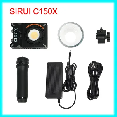 Sirui C150X 150W Bi-Color LED Video Light 2800K-6500K Portable Handheld Photography Camera COB Fill Light Lamp App Control