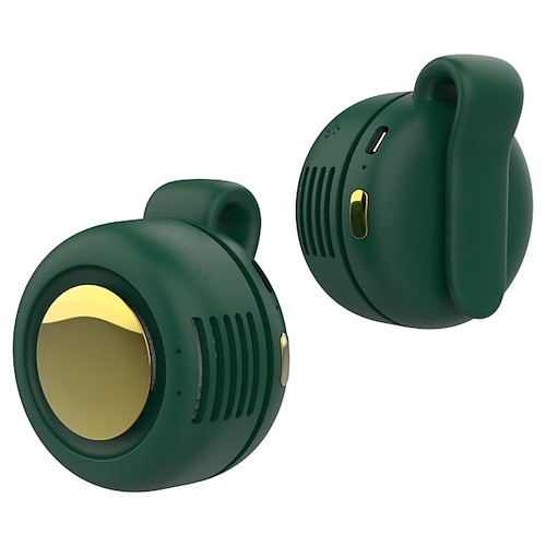 mini ventilatore con clip da cintura, ventilatore portatile da appendere al collo, ventilatore elettrico portatile senza pale, ventilatore di raffreddamento personale ricaricabile tramite USB per