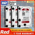 Nuovo! Western Digital WD 4TB 2TB 3TB 6TB Disco rigido NAS rosso Disco rigido interno da 3,5" SATA 6Gb/s 64MB Cache per desktop
