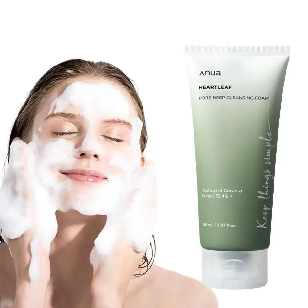  Deep Pore Cleanser Foam Gesichtsreiniger Entfernen Sie Mitesser Feuchtigkeitsspendende Schrumpföl Kontrolle Hautpflege Tiefenreinigungsschaum Image