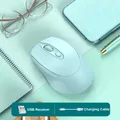 Mouse wireless compatibile con Bluetooth Mouse per computer wireless ricaricabile 2.4G Mouse da gioco muti USB per PC portatile MacBook Tablet