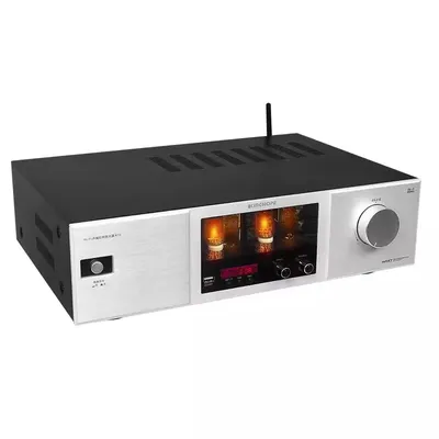 K10 HIFI Tube Audio Power Amplifier Bluetooth 5.0 130W*2 Output Power 5198+1941 Amplifier Chip 6F1 Tube Amplifier 2.1 Channel