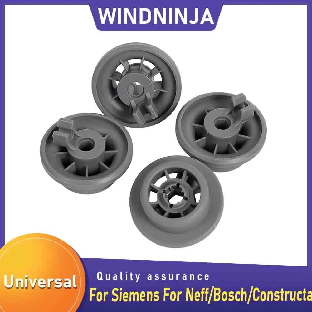 Untere Korbräder für Geschirrspüler, Ersatzteile für Bosch, für Neff, für Siemens, untere Rollen für Geschirrspüler, Spülmaschinenräder Image