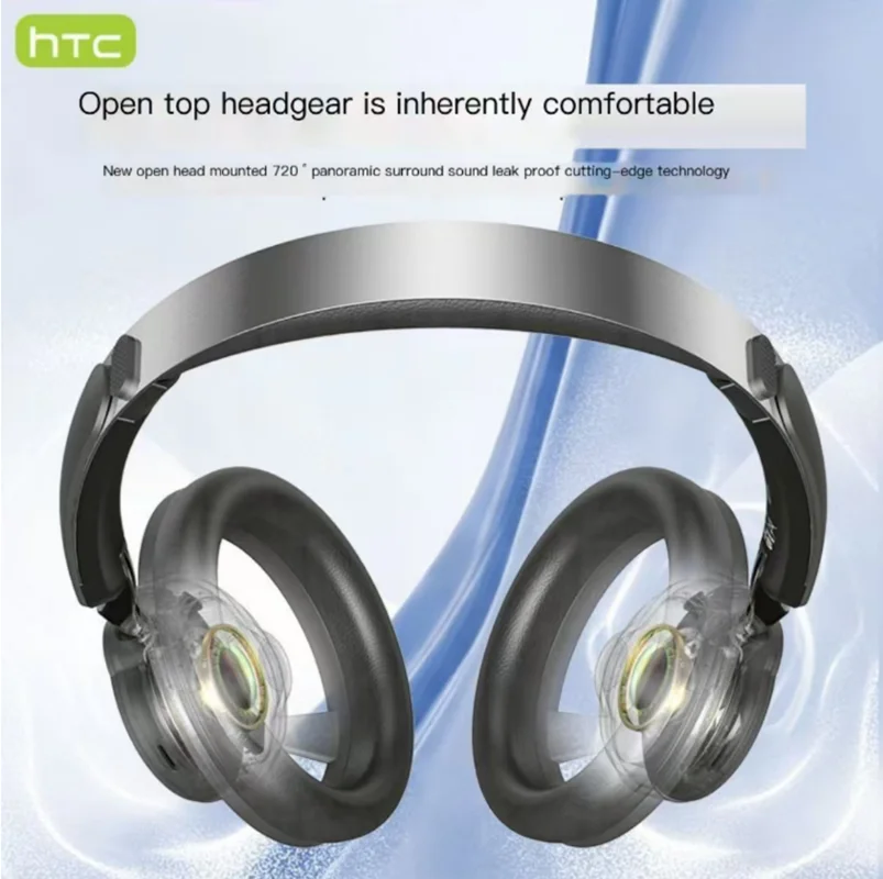 Per HTC HP06 Bluetooth V6.0 Auricolari wireless Cuffie pieghevoli per appendere l'orecchio Cuffie con cancellazione del rumore per PC Laptop Telefono TV