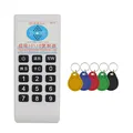 Lettore e scrittore di schede IC RFID NFC + portachiavi 5XUID Duplicatore 125Khz-13.56MHZ Lettore di smart card RFID Duplicatore ID IC-ABPS