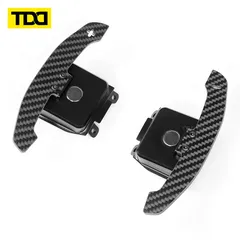 TDD Car Carbon Fiber Magnetic Paddle Shifters For Chevrolet C8 Steering Wheel Shift Paddles Extension