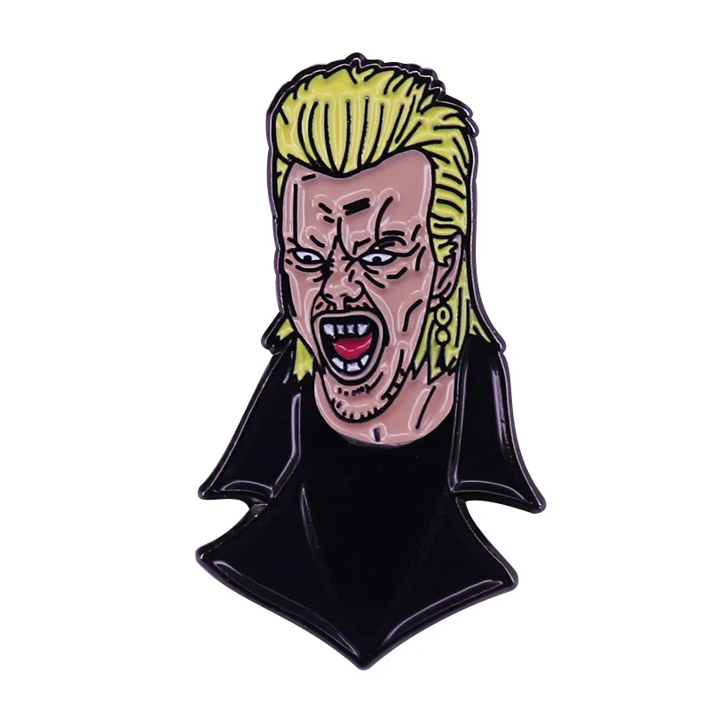 Retro 80s Horror Movie The Lost Boys Badge Vampire David Brooch