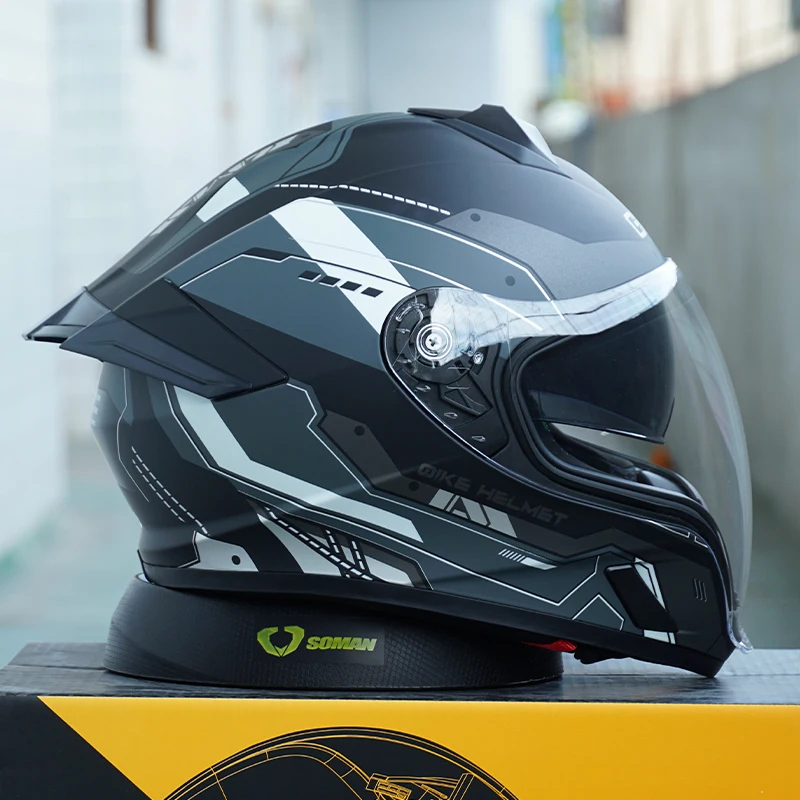 DOT authentication adult Full face Motorcycle Helmet Full Face Helmet Safety Protective Helmet Outdoor Riding Sports Casco Moto