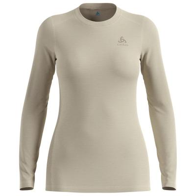 Odlo - Women's Merino 160 Bl Top Crew Neck L/S - Merinounterwäsche Gr L beige/grau Image